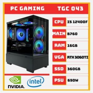 PC GAMING i5 12400F RTX 3060Ti | RAM 16GB | SSD 360GB – TGPCGM043